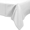 Unique Party 9514001 Plastic Disposable Party Tablecloth (White)
