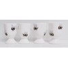 Bees Egg Cups Set of 6 Fine Bone China Bumblebee