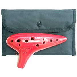Popolo S-AC Ocarina (Alto C), red