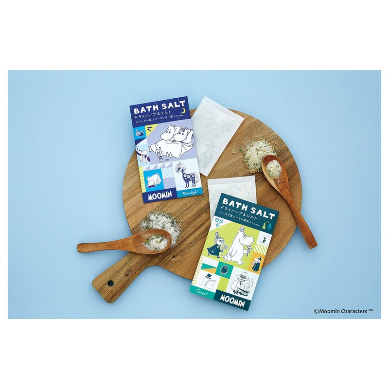 Global Product Planning Moomin Bath Salt Bag Moonlight Scent 25g