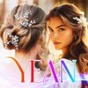 Yean Starfish Wedding Hair Pins Pearl Bridal Hair Pieces Mermaid