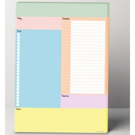 To Do Notepad Today Daily Work Planner Multi-Use Busy Day Meal Planning Note Time Baby Daily Log Habit Tracker Agenda 2024 Business Work Journal Office Desk Accessories Appointment Book Checklist Goal Setting Focus ADHD Tools Notebook Busy Checklist Desk