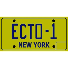Ghostbusters: ECTO-1 License Plate Replica