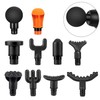 UNSVM Massage Gun Heads,10 PCS Mixture Replaceable Massage Attachments,0.75 Inch