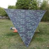 Super Large Sunscreen Camping Awning Portable Windproof Triangle Canopy Outdoor