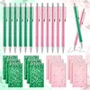 Resurhang 24 Pcs Witch Princess Party Favors Pink and Green