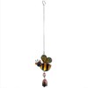 Large Dangle Bee Suncatcher with Bell Chime / Windchime / Sun Mobile