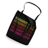 Retro Kuwait City City Inline Font Disco Design Vintage Tote