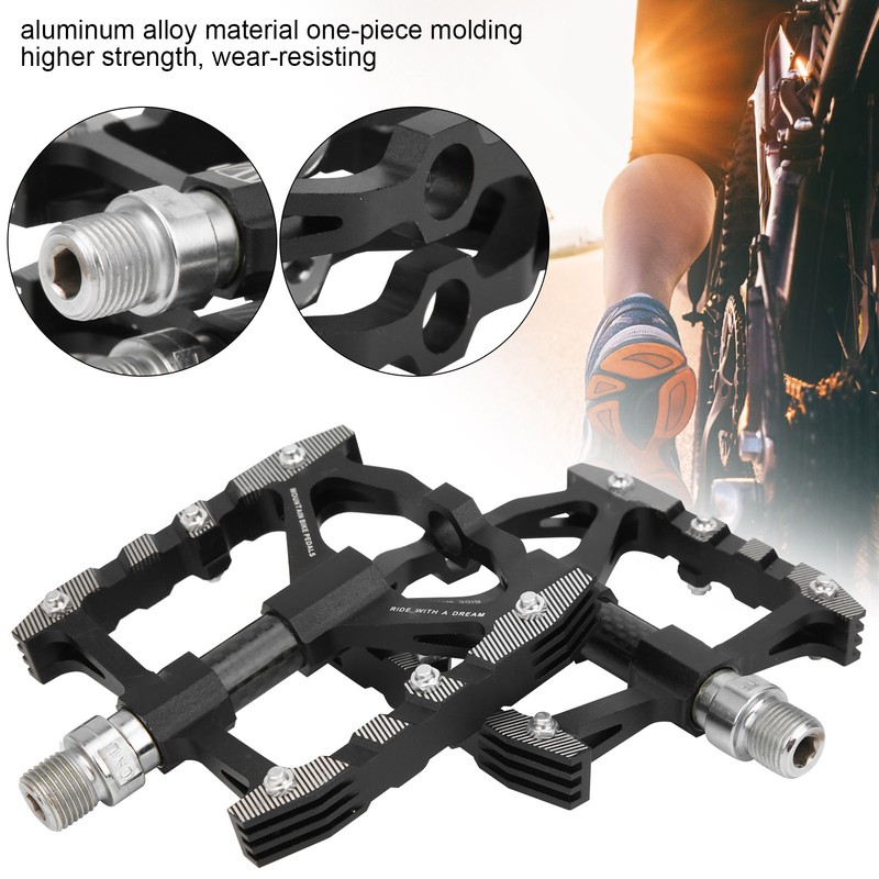 Wheelup Bicycle Pedals Carbon Fiber Aluminum Alloy Bearing Platform AntiSlip