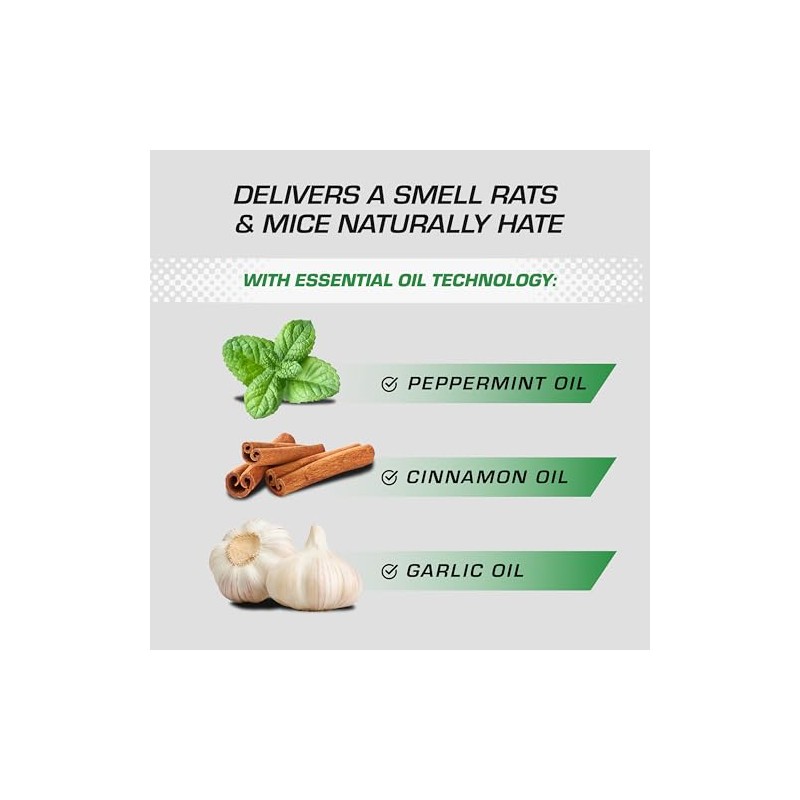 Tomcat Repellents Rodent Repellent Pouches, Ready-to-Use, Inside Rodent Prevention with