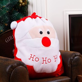 Velvet Santa Sack Velvet Santa Bags Velvet Reusable Christmas Bags Drawstring for Gifts Wrapping Large Xmas Bags for Presents