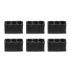 sourcing map 6pcs Plastic Hex Shank Screwdriver Bit Holder Organizer