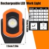 Retisee 2 Pcs 720 Lumens Magnetic Work Light USB Rechargeable