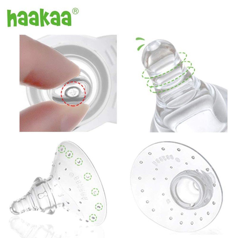 haakaa Nipple Shields for Nursing Newborn Silicone Nippleshield for Breastfeeding