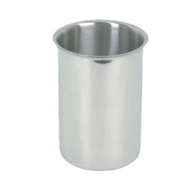 A-to-Z Supply SLBM006 Bain Marie Pot, 8-1/4 Quart, Polished Exterior and Satin Interior, Stainless Steel