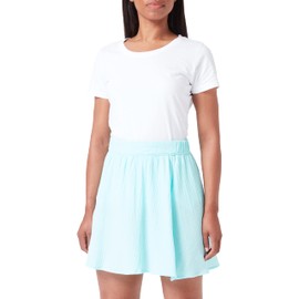 VERO MODA Women's Vmnatali Nia Hw Short Skirt WVN Skirt, Limpet shell