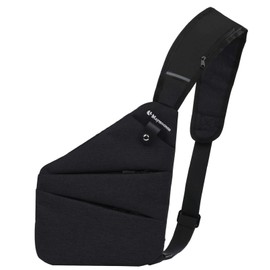 MAYMOONER Mens Sling Chest Bag Anti Theft Crossbody Shoulder Bag Lightweight Daypack for Outdoor Sport Travel Hiking Color Black