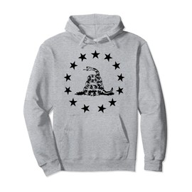 Betsy Ross Gadsden Flag Pullover Hoodie
