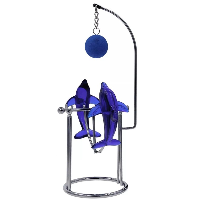 THY COLLECTIBLES Cute Dolphin Desk Toy Physical Swing lucky Toy