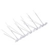 Bird Spikes 304 Stainless Steel Wire Rust Proof Plastic Base