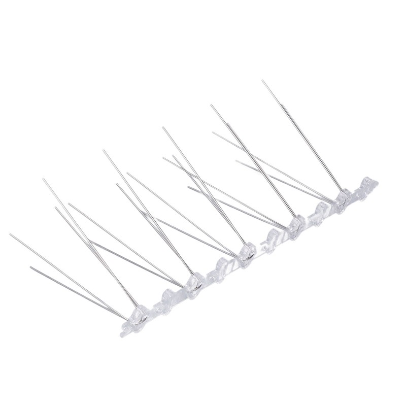 Bird Spikes 304 Stainless Steel Wire Rust Proof Plastic Base