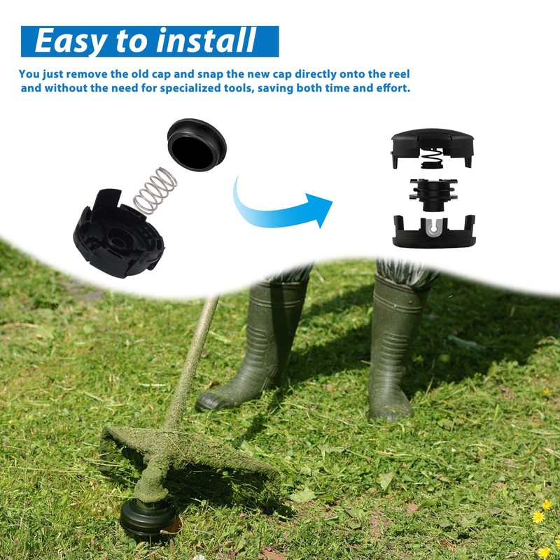 ZJZZJZ X472000070 Speed Feed 400 Trimmer Head Cap and Spring