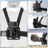 Taisioner Gopro Accessories Kit for GoPro Hero 12/11/10/9/8/7/6/5/4,Chest Strap Harness,