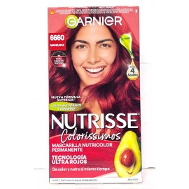 Garnier 2 Pc Garnier Hair dye Nutrisse shade 6660 MANZANA Truffle Hair Color Hair Dre