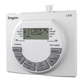 Drayton LP20 Twin Channel Digital Progammer (Replaces Worcester DT20 7716192038) - Hanicks