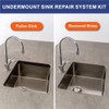 4 Pcs Undermount Sink Brackets, Undermount Sink Support, Undermount Sink