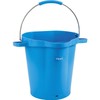Vikan 56923 Pail,5 gal.,PP/SS,Blue
