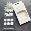 KSTBJN White Press-on Square Fake Toenails - Gloss 24 Fl