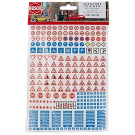 Busch 6028 H0 Verkehrszeichen