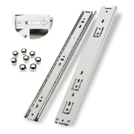 SIQUAR Corredera De Extensión Total Metálica 35 Cm X 35mm 2 Pares