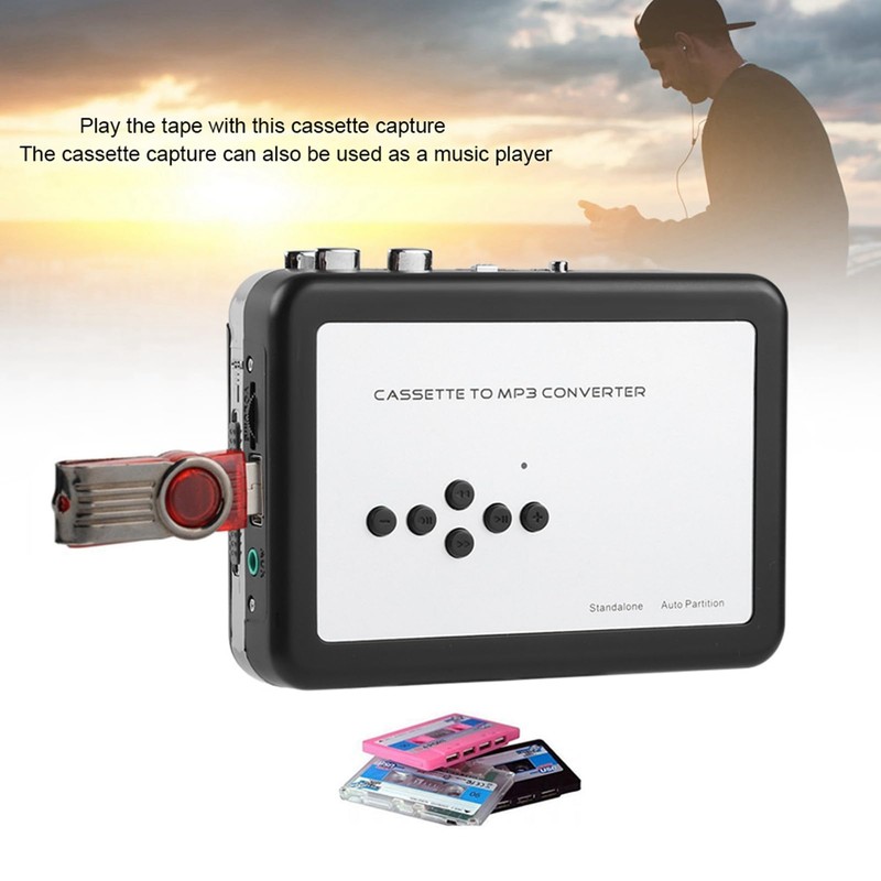 Cassette Player, Cassette Player Cassette to Digital Converter USB Flash