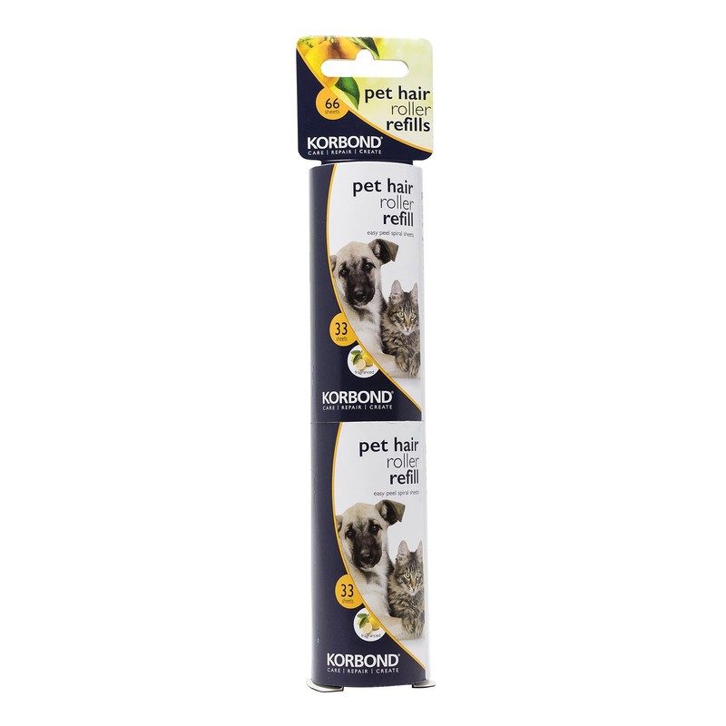 KORBOND Pet Lint Roller & Lint Refill Rolls Set -