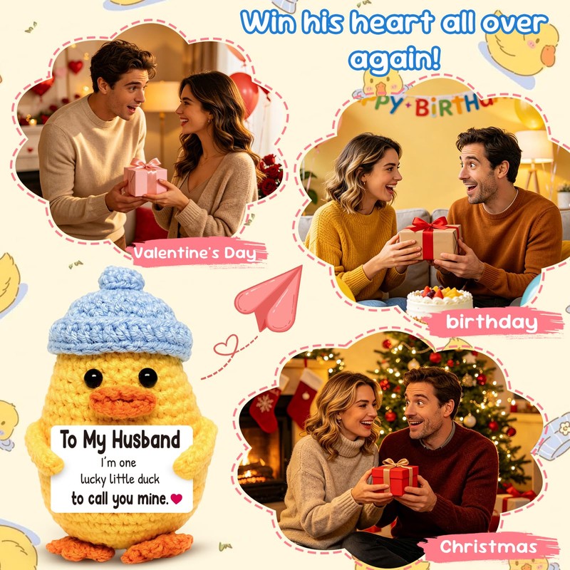 Fathers Day Presents for Husband from Wife – Crochet Duck