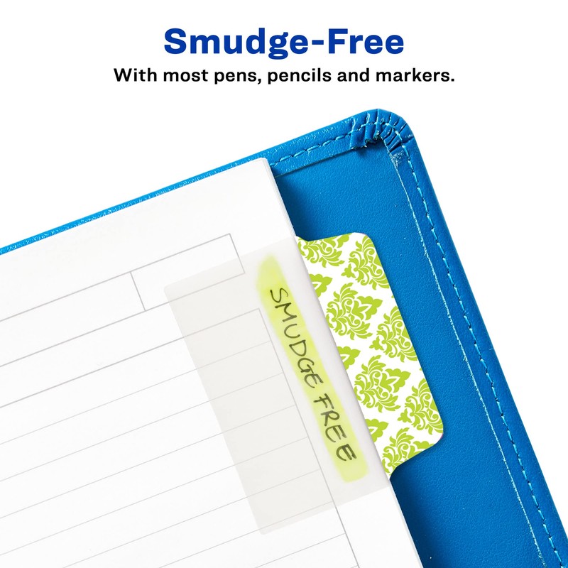 Avery Multiuse Ultra Tabs, 2" x 1.5", 2-Side Writable, Assorted