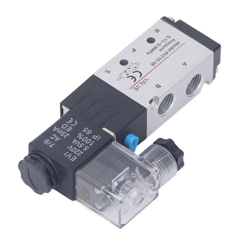 Pneumatic Solenoid Valve Electric Air Switch 2 Position 5 Way