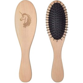 'Enchanted Unicorn' Wooden Hairbrush (HA00051080)