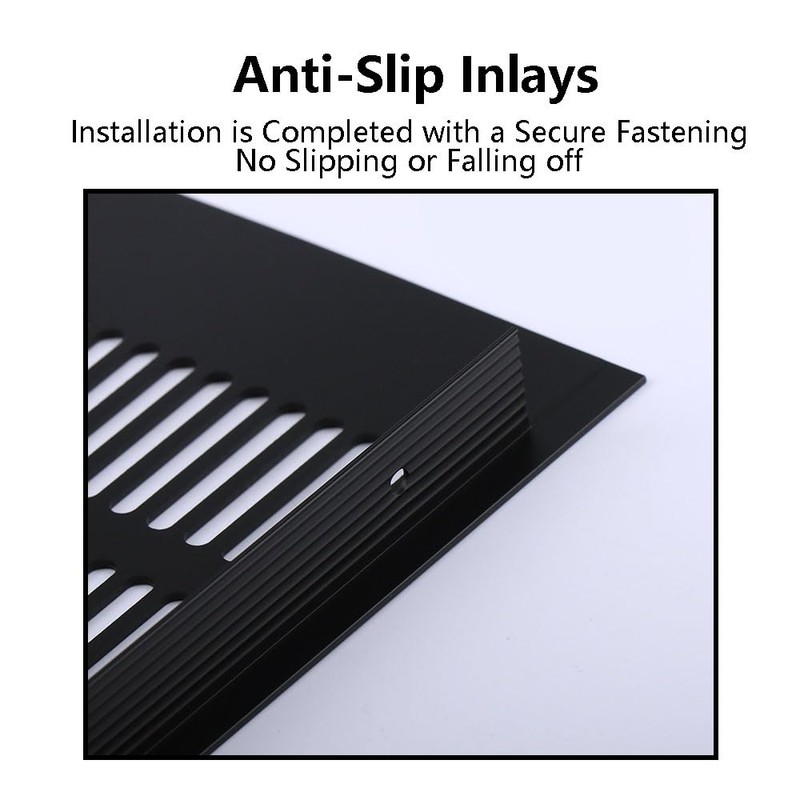 Rectangular Ventilation Grille, 2Pack 350mm*50mm Air Vent Grille, Aluminum Alloy