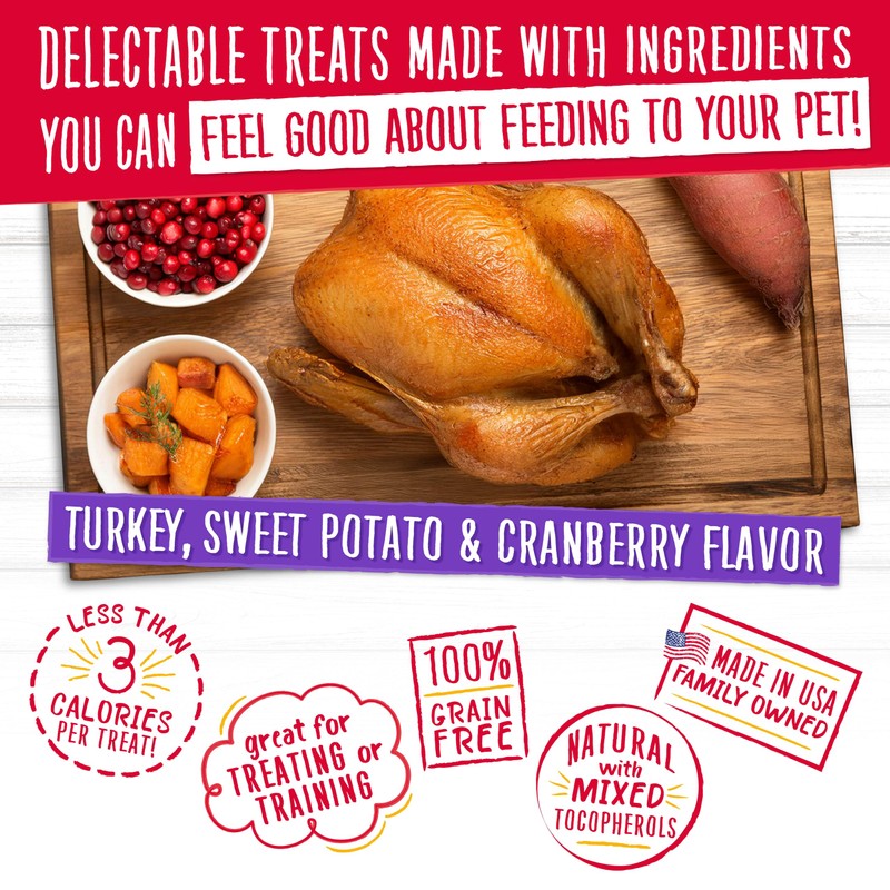 Charlee Bear Crunchy Dog Training Treats, Low Calorie (3 Kcal),