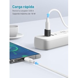 UGREEN Paquete de 3 adaptadores USB a USB C, adaptador USB C hembra a USB macho de 10 Gbps tipo C convertidor para iPhone 17 16 15 14 13 Plus Pro Max,