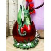 Ebros Amy Brown Holiday Green Mischief Dragon Hiding Red Egg