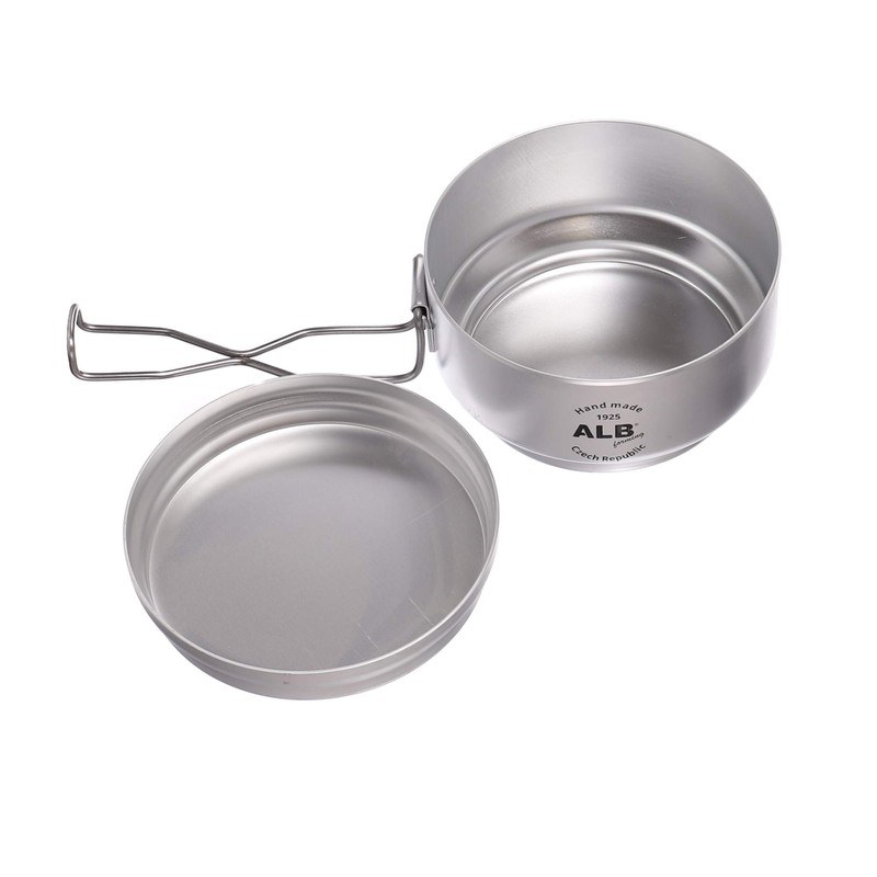 ALB 2 teiliges Camping Geschirr Set Campingtopf ALU