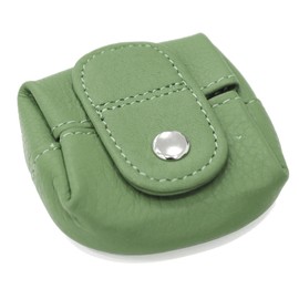 Van Der Rich ® - Mini Wallet with Coin Chute Leather for Men and Women, olive