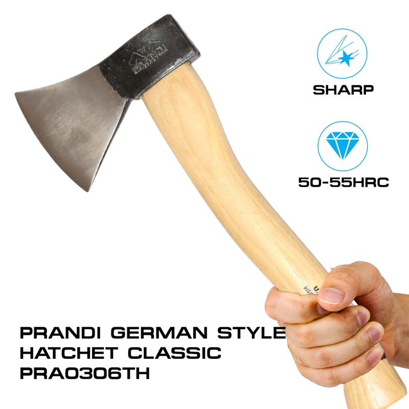Prandi German Style Hatchet Traditional Line - 3.003.06.TH - 15.28"