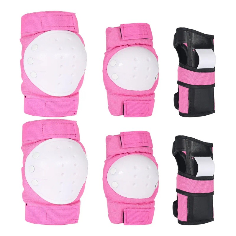 7pzs Kit De Proteccion Casco Codo Mano Patinaje Rodilla Niño