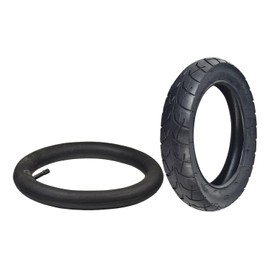 AlveyTech 12-1/2"x2-1/4" Scooter Tire & Tube Kit (Single) - Replacement for Razor Pocket Mod, Sport Mod, Folding Scooters, Mimi Bike, Gas, Electric Power Pit Bikes Pneumatic Tires/Tubes, DIY Install