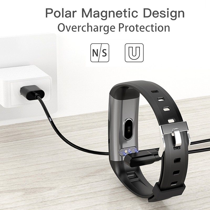 T10 Silicone Watchband Touching Control Smart Bracelet Intelligent Heart Rate